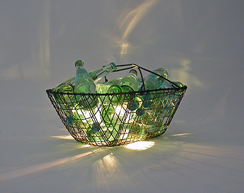 Odessa light-green, art object of light